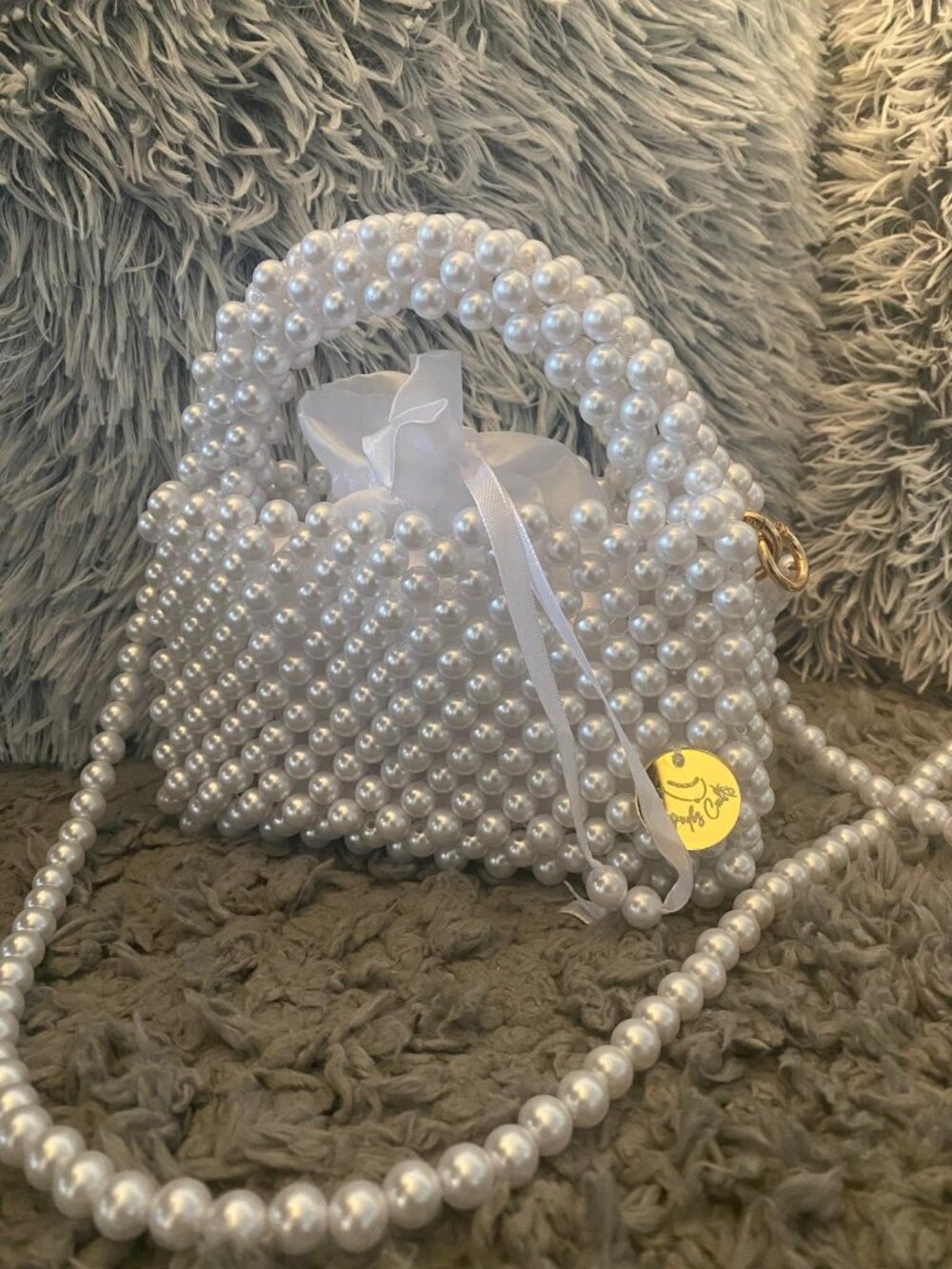 Coco Chic Mini Pearl Bag with strap